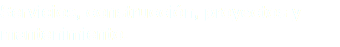 Servicios, construcción, proyectos y mantenimiento.